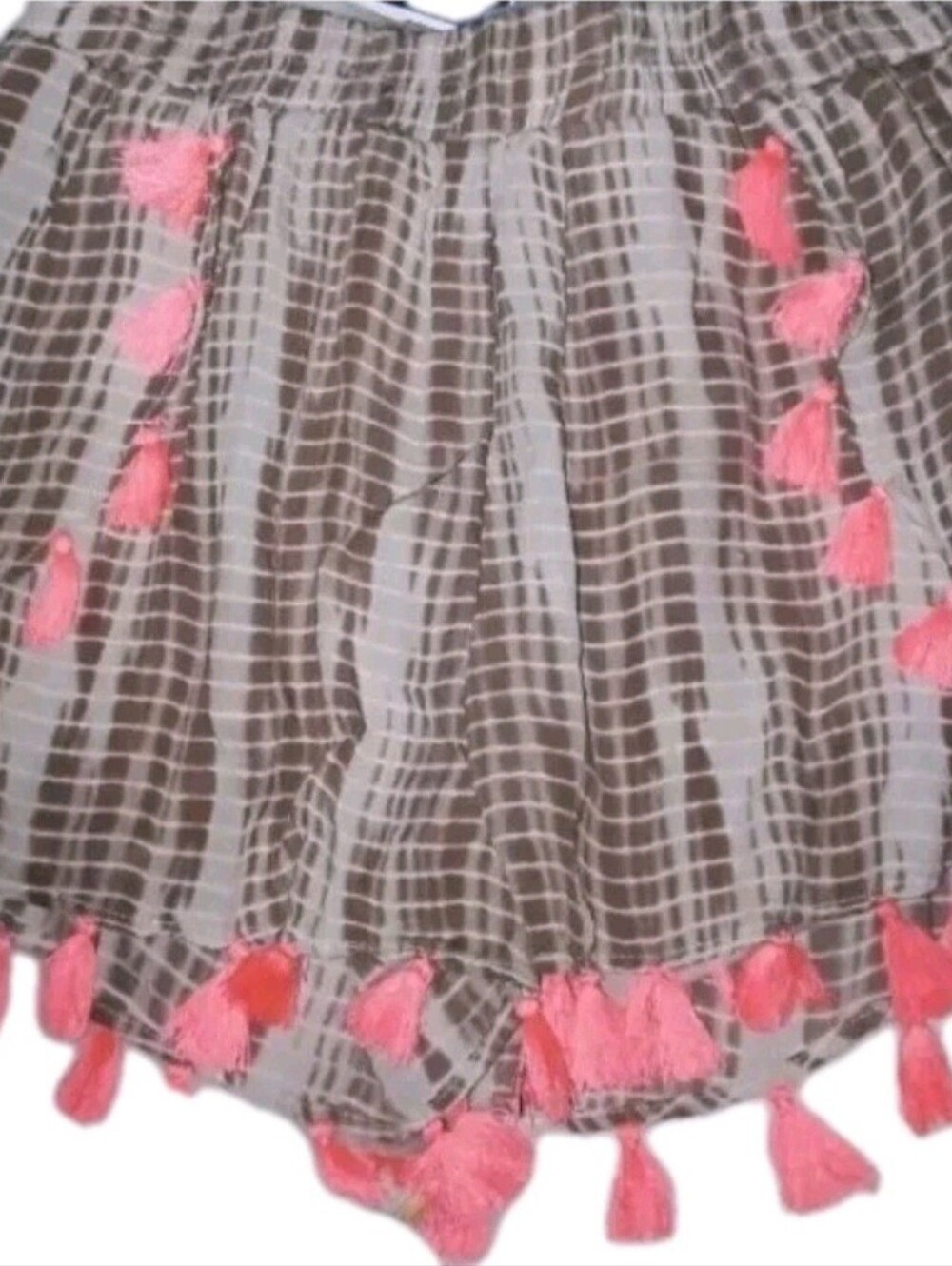 DIZZLISSY Tassel Shorts Size S Multicolor NWT